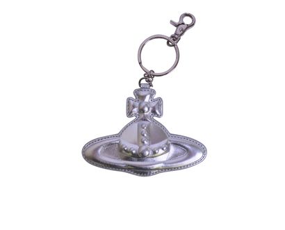 Vivienne Westwood Injected Orb Keyring, front view